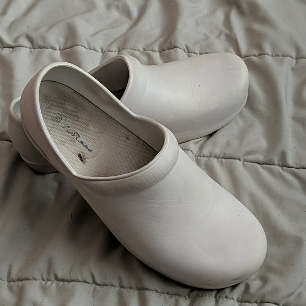White nurses shoes